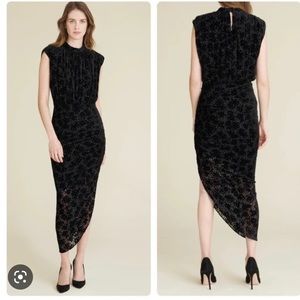 Veronica beard Kendall velvet dress size 2 NWT